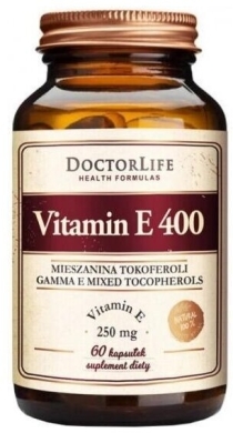 Doctor Life Vitamin E-400/250mg 60 kapsułek