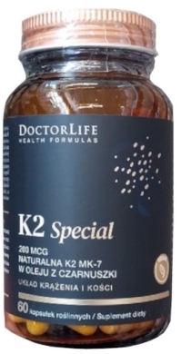 Doctor Life witamina K2 Special 100 mcg 60 kapsułek