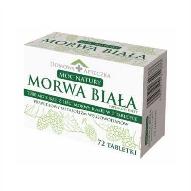 Domowa Apteczka Moc Natury Morwa Biała 72 tabletki