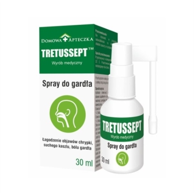 Domowa Apteczka Tretussept spray do gardła 30 ml