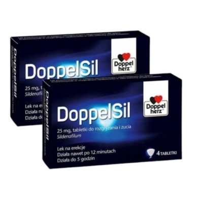 DoppelSil 25 mg 4 tabletki Wielopak x2
