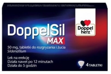 DoppelSil MAX 0,05g 4 tabletki do rozgryzania i żucia