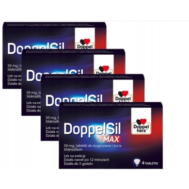 DoppelSil MAX 0,05g 4 tabletki do rozgryzania i żucia Wielopak x4