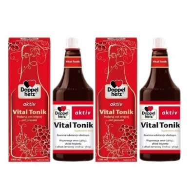 Doppelherz Aktiv Vital Tonik 1000 ml Wielopak x2