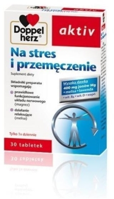 Doppelherz aktiv Magnez na stres i przemęczenie (dawniej Retard 400) 30 tabletek