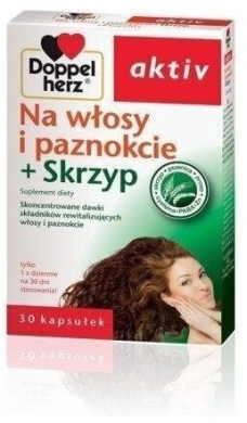 Doppelherz aktiv Na włosy i paznokcie + skrzyp 30 kapsułek
