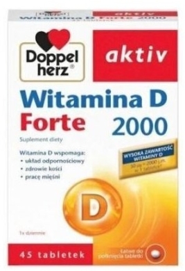 Doppelherz aktiv Witamina D Forte 2000 45 tabletek