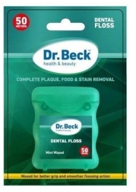 Dr Beck Nić Dentystyczna woskowana miętowa 50m