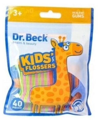 Dr Beck Nić dentystyczna Kids Flossers 40 szt
