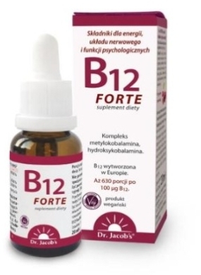 Dr. Jacob's B12 Forte krople 20 ml
