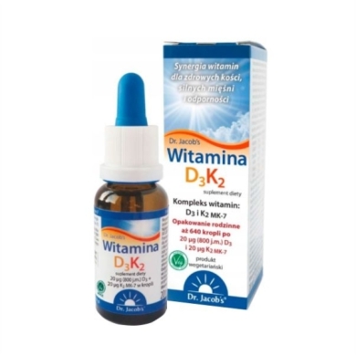 Dr Jacobs Witamina D3 K2 krople 20 ml