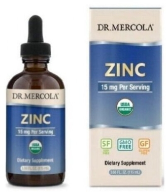 Dr Mercola Cynk w kroplach 115 ml