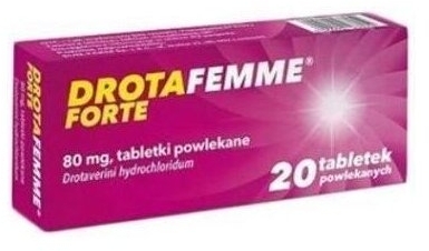 Drotafemme Forte 80 mg 20 tabletek powlekanych