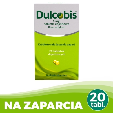 Dulcobis 5 mg 20 tabletek