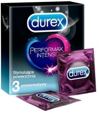 Durex Mutual Pleasure Prezerwatywy prążkowane przedłużające stosunek 3 sztuki