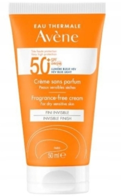 EAU THERMALE AVENE Bardzo wysoka ochrona przeciwsłoneczna,krem bez zapachu SPF50+ 50 ml