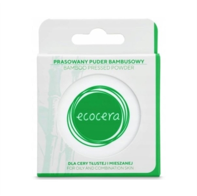 ECOCERA puder bambusowy prasowany dla cery tłustej/mieszanej 10 g
