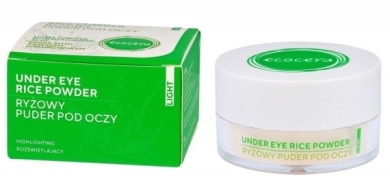 ECOCERA puder pod oczy ryżowy #Light 4 g