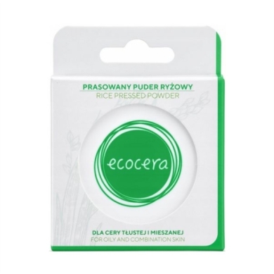 ECOCERA puder ryżowy prasowany dla cery tłustej i mieszanej 10 g