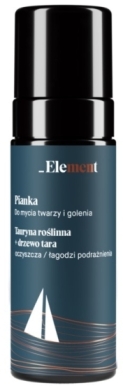 ELEMENT MEN Pianka do mycia twarzy i golenia Tauryna roślinna + Drzewo tara 170 ml