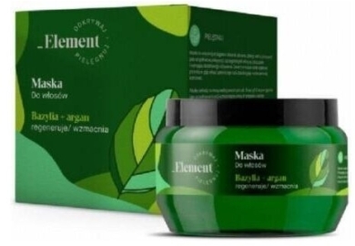 ELEMENT Maska do włosów bazylia + argan 200 ml