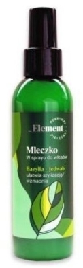 ELEMENT Mleczko w sprayu do włosów bazylia i jedwab 150 ml