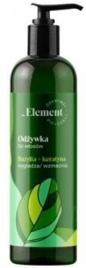 ELEMENT Odżywka do włosów bazylia + keratyna 300 ml