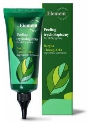 ELEMENT Peeling trychologiczny do skóry głowy bazylia + kwasy AHA 100ml