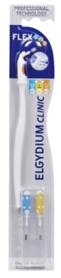 ELGYDIUM CLINIC FLEX 123 Szczoteczka do zębów 2 sztuki