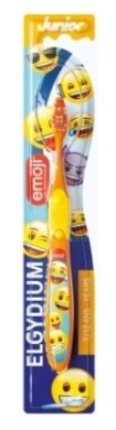 ELGYDIUM Emoji Junior Szczoteczka do zębów dla dzieci 7-12 lat 1 sztuka