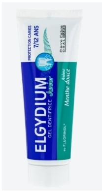 ELGYDIUM JUNIOR Pasta do zębów Łagodna mięta 7-12 lat 50 ml