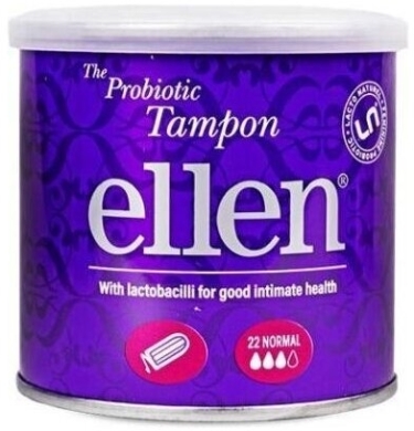 ELLEN® Tampony probiotyczne Normal 22 sztuki