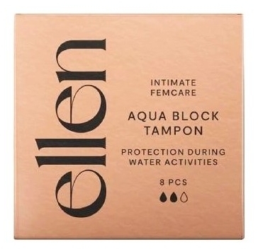 ELLEN Sport Aqua Block Tampon na basen 8 sztuk
