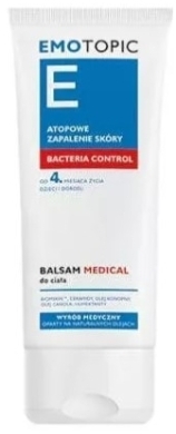 EMOTOPIC BACTERIA CONTROL Balsam MEDICAL do ciała 200 ml