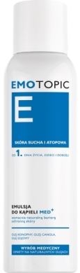 EMOTOPIC EMULSJA DO KĄPIELI do codziennego stosowania 200 ml