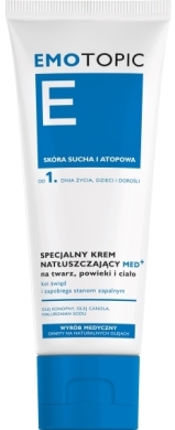 EMOTOPIC SPECJALNY KREM NATŁUSZCZAJĄCY na twarz, powieki i ciało 75 ml