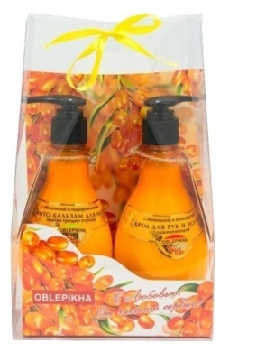 ENERGY OF VITAMINS Oblepikha Zestaw prezentowy krem do rąk+ krem do stóp z rotnikiem
