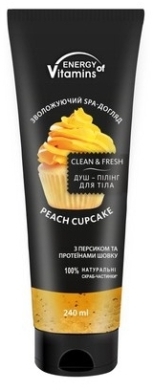 ENERGY OF VITAMINS Peeling-żel do ciała Peach Cupcake 240ml
