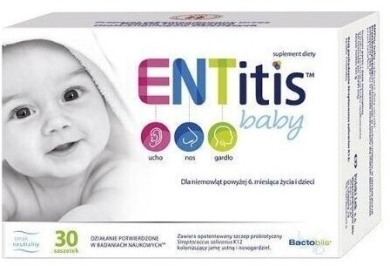 ENTitis Baby proszek neutralny 30 saszetek