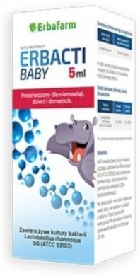 ERBAFARM Erbacti Baby zawiesina 5 ml