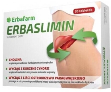 ERBAFARM Erbaslimin 30 tabletek