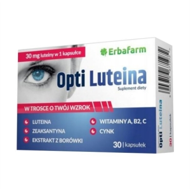 ERBAFARM Opti Luteina 30 kapsułek