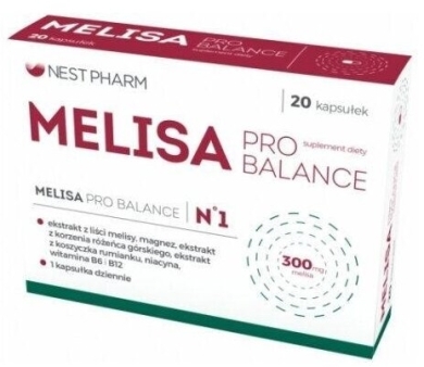 ERBAFARM Pro Balance Melisa 20 kapsułek