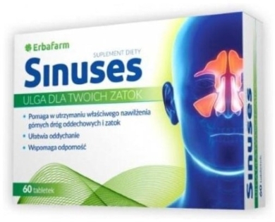 ERBAFARM Sinuses 60 tabletek