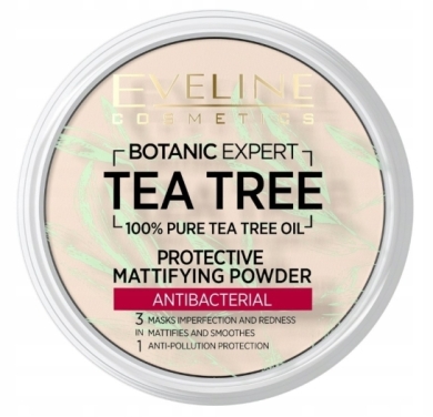 EVELINE BOTANIC EXPERT Tea Tree Puder antybakteryjny nr 01