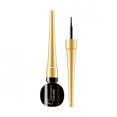 EVELINE CELEBRITIES Ultraprecyzyjny Eyeliner w kałamarzu z Widelash czarny 3 ml