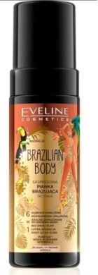EVELINE COSMETICS BRAZILIAN BODY Pianka brązująca do ciała ekspresowa 150 ml