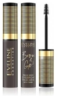 EVELINE COSMETICS BROW&GO! Mascara do brwi 02 dark 6 ml