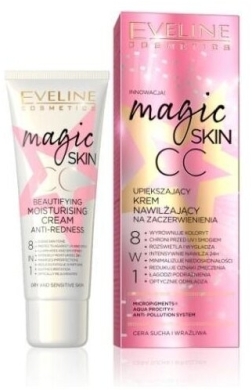 EVELINE COSMETICS Magic Skin CC Upiekszający krem nawilżający na zaczerwienienia 50 ml