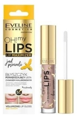 EVELINE COSMETICS OH! MY LIPS Błyszczyk powiekszający usta jad pszczeli 4,5 ml